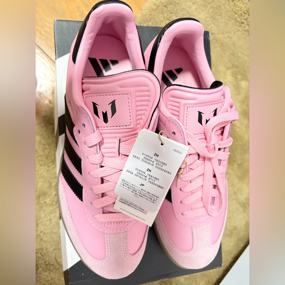 Brand new Adidas Samba Messi in Pink.